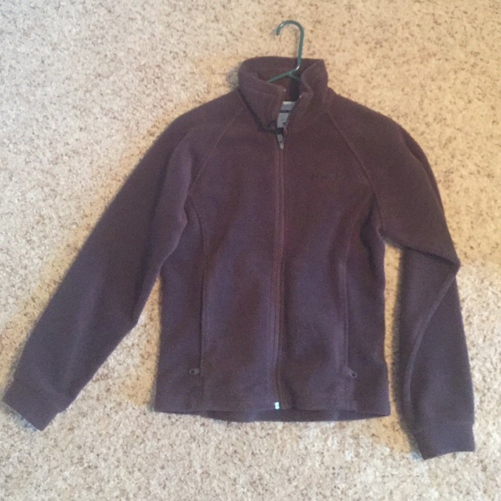 Brown Columbia fleece jacket